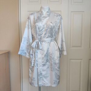 Monique Lhuillier & Pottery Barn Bouquet Floral Kimono Robe sz XS/S